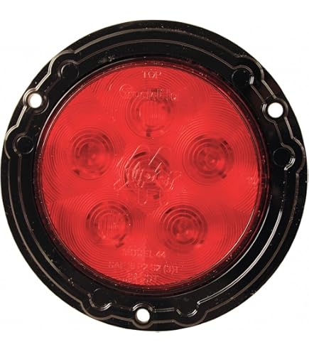 Amazon.com: TRUCK-LITE 44322R LED Lamp Super 44 Red Round